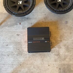 2 10s kicker and quantum audio 1500w amp